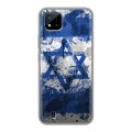 Дизайнерский силиконовый с усиленными углами чехол для Realme C20 Флаг Израиля