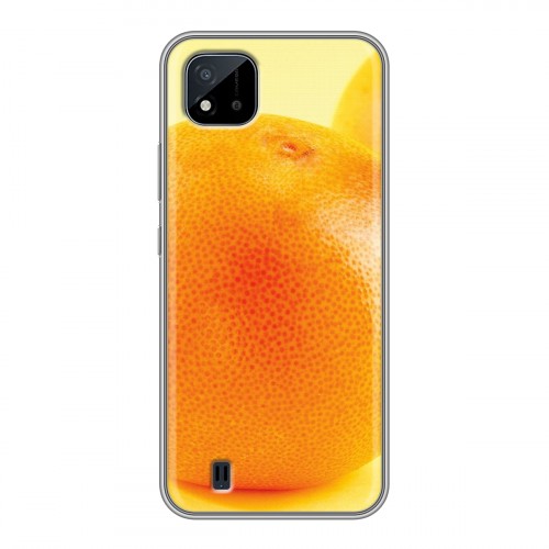 Дизайнерский силиконовый чехол для Realme C20 Апельсины