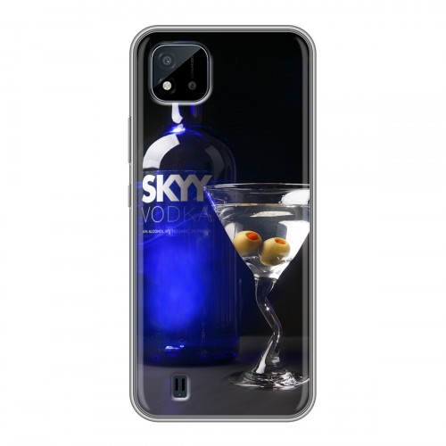 Дизайнерский силиконовый чехол для Realme C20 Skyy Vodka