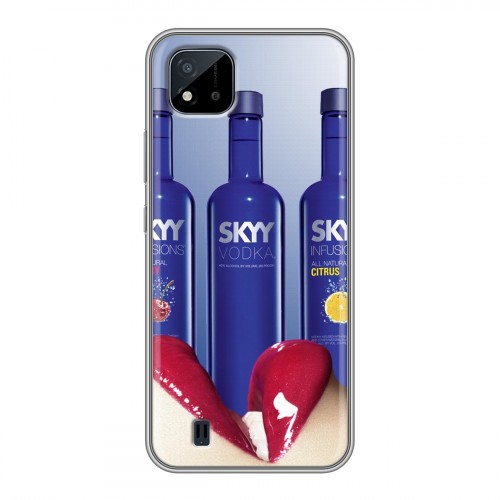 Дизайнерский силиконовый чехол для Realme C20 Skyy Vodka