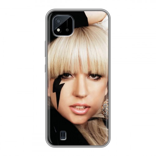 Дизайнерский силиконовый чехол для Realme C20 Леди Гага