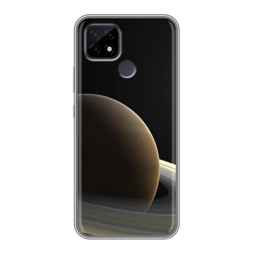 Дизайнерский силиконовый чехол для Realme C21 Сатурн