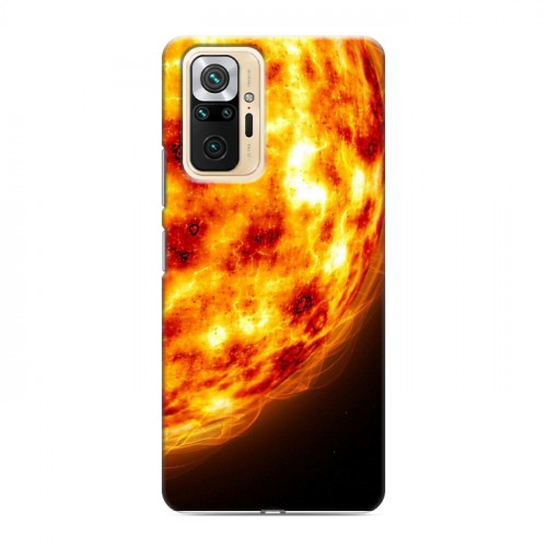Дизайнерский силиконовый чехол для Xiaomi RedMi Note 10 Pro Солнце