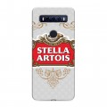 Дизайнерский пластиковый чехол для TCL 10 SE Stella Artois