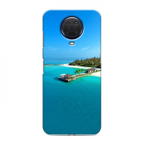 Дизайнерский силиконовый чехол для Nokia G20 пляж