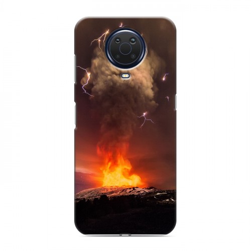 Дизайнерский силиконовый чехол для Nokia G20 вулкан