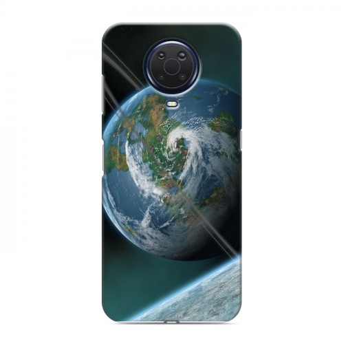 Дизайнерский силиконовый с усиленными углами чехол для Nokia G20 Земля