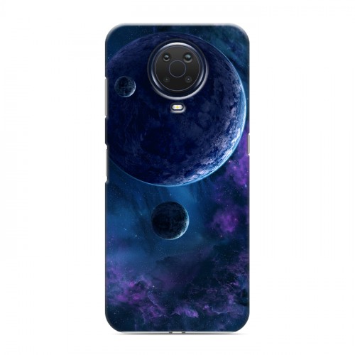 Дизайнерский силиконовый с усиленными углами чехол для Nokia G20 Планеты