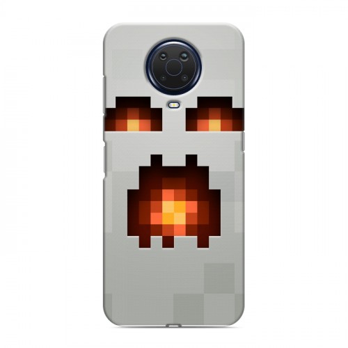 Дизайнерский пластиковый чехол для Nokia G20 Minecraft
