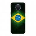 Дизайнерский силиконовый чехол для Nokia G20 Флаг Бразилии