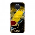Дизайнерский силиконовый чехол для Nokia G20 Pepsi