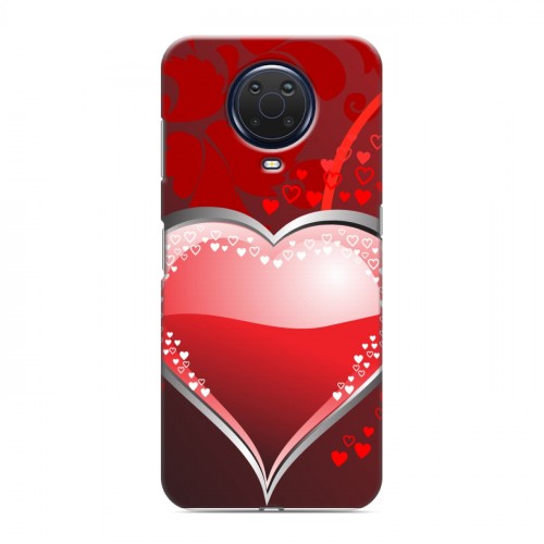 Дизайнерский силиконовый чехол для Nokia G20 День Святого Валентина