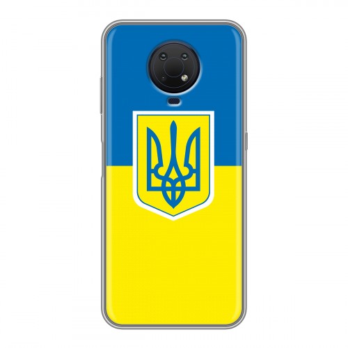 Дизайнерский силиконовый чехол для Nokia G10 Флаг Украины