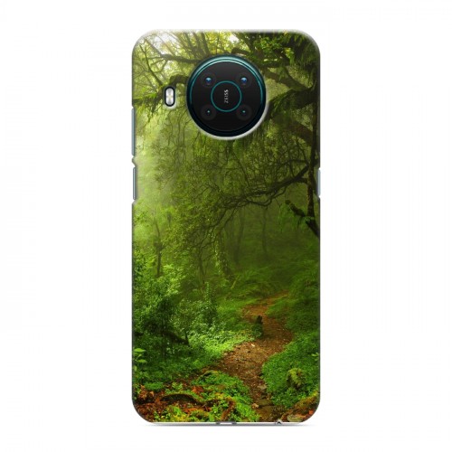 Дизайнерский пластиковый чехол для Nokia X10 лес