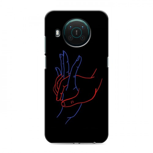 Дизайнерский пластиковый чехол для Nokia X10 Неоновые образы