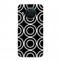 Дизайнерский пластиковый чехол для Nokia X10 Черно-белые фантазии