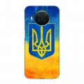 Дизайнерский пластиковый чехол для Nokia X10 Флаг Украины