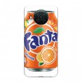 Дизайнерский пластиковый чехол для Nokia X10 Fanta