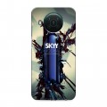 Дизайнерский пластиковый чехол для Nokia X10 Skyy Vodka