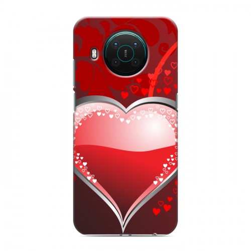 Дизайнерский пластиковый чехол для Nokia X10 День Святого Валентина