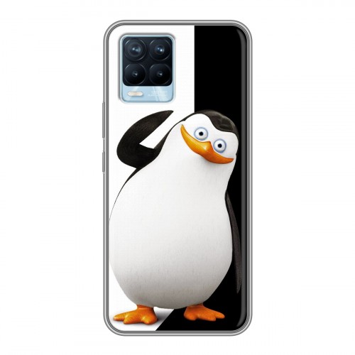 Дизайнерский силиконовый чехол для Realme 8 Пингвины