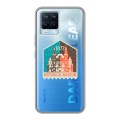 Полупрозрачный дизайнерский пластиковый чехол для Realme 8 Москва