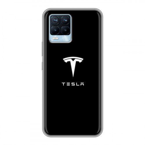 Дизайнерский силиконовый чехол для Realme 8 Tesla