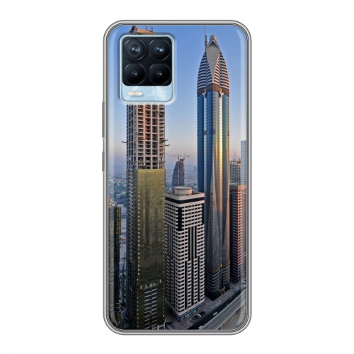 Дизайнерский силиконовый чехол для Realme 8 Дубаи