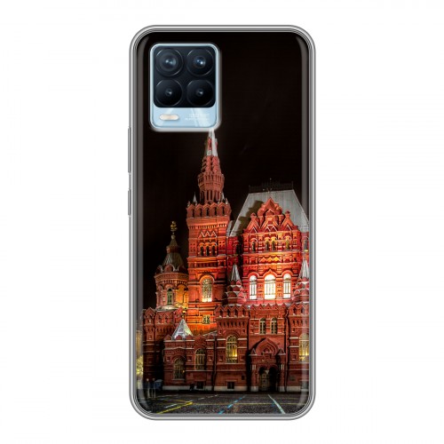 Дизайнерский силиконовый чехол для Realme 8 Москва