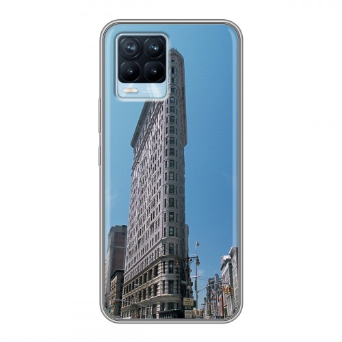 Дизайнерский силиконовый чехол для Realme 8 Нью-Йорк