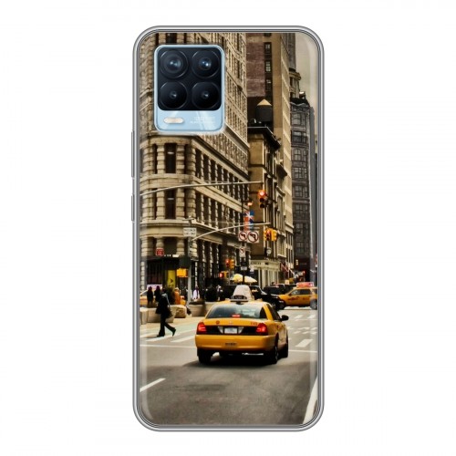 Дизайнерский силиконовый чехол для Realme 8 Нью-Йорк