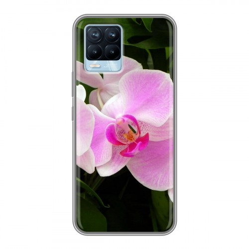 Дизайнерский силиконовый чехол для Realme 8 Орхидеи