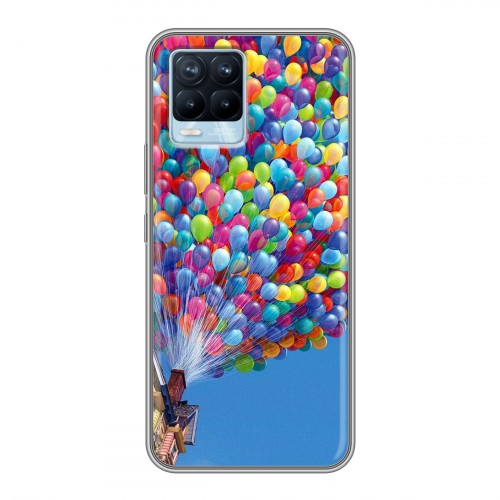 Дизайнерский пластиковый чехол для Realme 8 Вверх