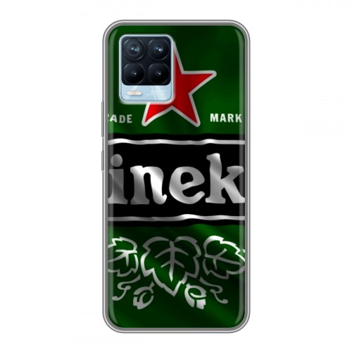 Дизайнерский силиконовый чехол для Realme 8 Heineken