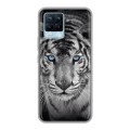 Дизайнерский силиконовый чехол для Realme 8 Тигры