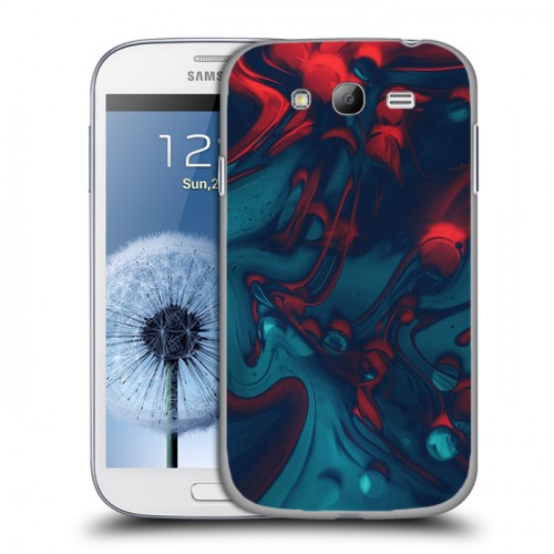 Дизайнерский пластиковый чехол для Samsung Galaxy Grand Размытые краски