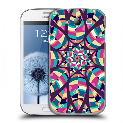 Дизайнерский пластиковый чехол для Samsung Galaxy Grand Царство листьев