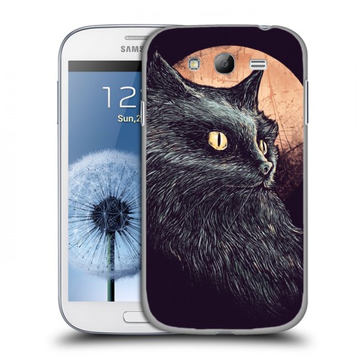 Дизайнерский пластиковый чехол для Samsung Galaxy Grand Мистические кошки