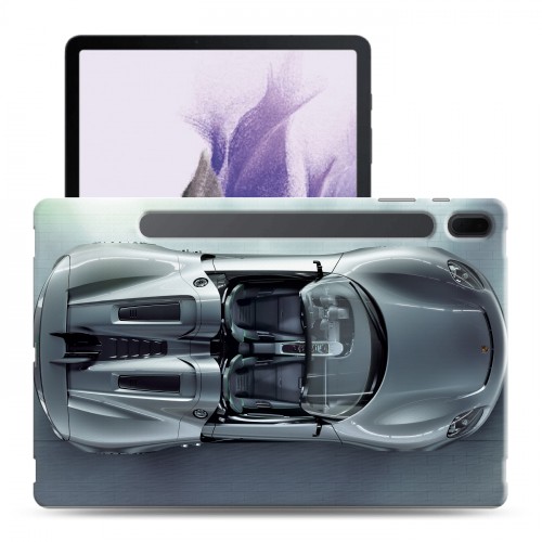 Дизайнерский силиконовый чехол для Samsung Galaxy Tab S7 FE Porsche