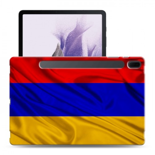 Дизайнерский силиконовый чехол для Samsung Galaxy Tab S7 FE Флаг Армении