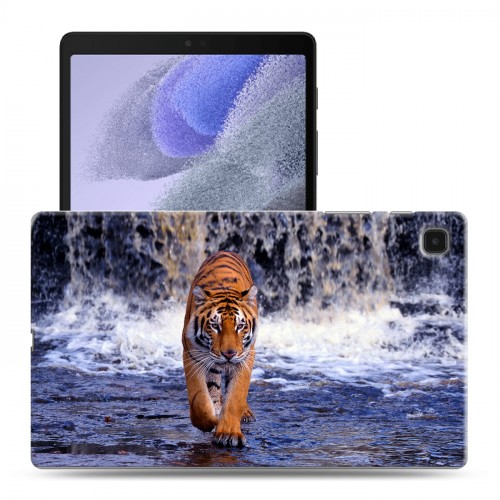Дизайнерский силиконовый чехол для Samsung Galaxy Tab A7 lite Тигры
