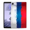 Дизайнерский силиконовый чехол для Samsung Galaxy Tab A7 lite Российский флаг