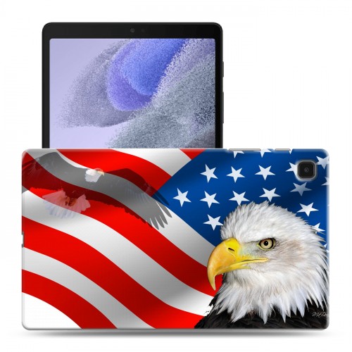 Дизайнерский силиконовый чехол для Samsung Galaxy Tab A7 lite флаг сша