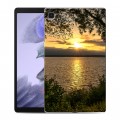 Дизайнерский силиконовый чехол для Samsung Galaxy Tab A7 lite Закат