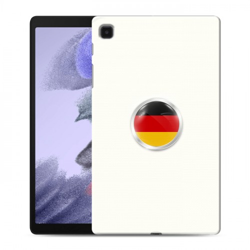 Дизайнерский силиконовый чехол для Samsung Galaxy Tab A7 lite Флаг Германии