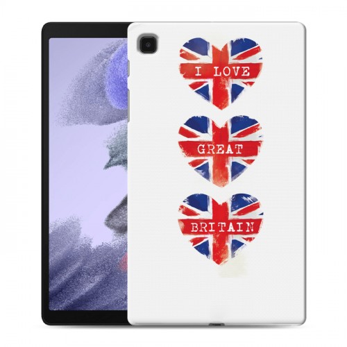 Дизайнерский силиконовый чехол для Samsung Galaxy Tab A7 lite British love
