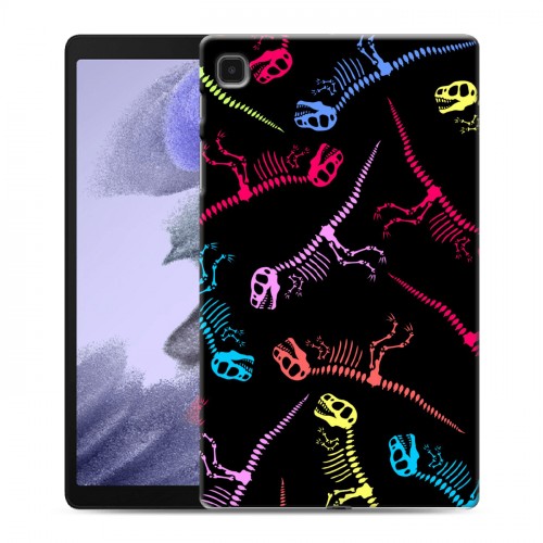 Дизайнерский силиконовый чехол для Samsung Galaxy Tab A7 lite Узоры динозавров