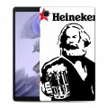 Дизайнерский силиконовый чехол для Samsung Galaxy Tab A7 lite Heineken