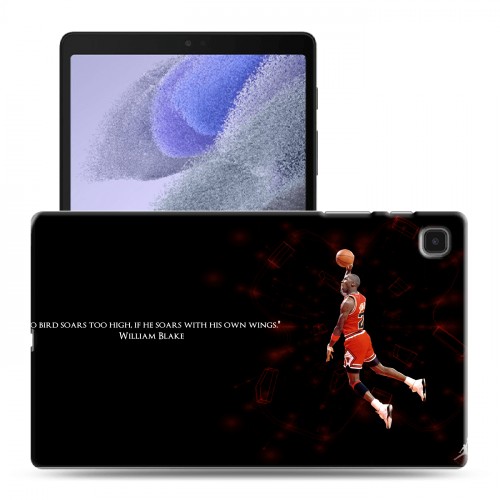 Дизайнерский силиконовый чехол для Samsung Galaxy Tab A7 lite Майкл Джордан