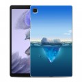 Дизайнерский силиконовый чехол для Samsung Galaxy Tab A7 lite Льды